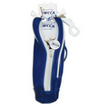 Mini Golf Bag with 4 Tees/ Ball/ Ball Marker & Plastic Divot Tool